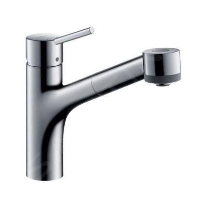 Hansgrohe Talis M52, dřezová baterie M5216-H170 s výsuvnou sprškou, sBOX, chromová, HAN-73860000