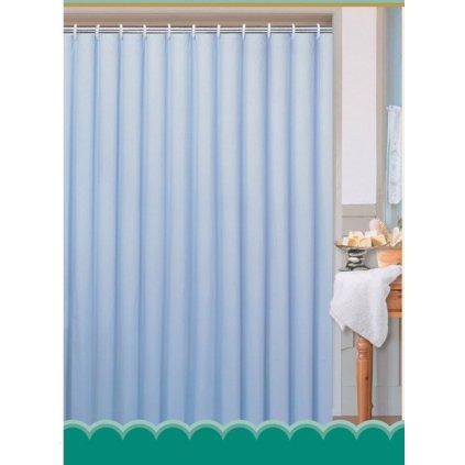 Aqualine, Závěs 180x180cm, 100% polyester, jednobarevný, modrá, 0201103 M