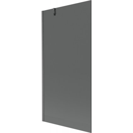 485018 mexen next 1 kridlova vanova zastena 90 x 150 cm 6mm sede sklo brusena grafitova 895 090 000 00 40 66