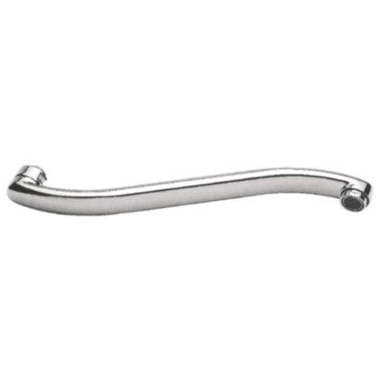 Invena, výlevka typu "S" do baterie s připojením 3/4", délka 250 mm, chromová, INV-BA-07-250-L