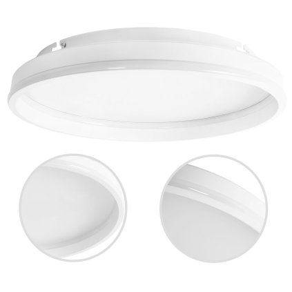 Toolight, LED stropní svítidlo 40cm, 22W, APP1462, bílá, OSW-07982