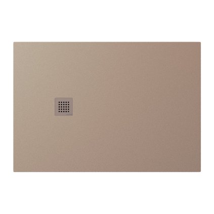 Polysan, TRENECA sprchová vanička z litého mramoru s možností úpravy rozměru 130x90cm, béžová matná, 84308.81
