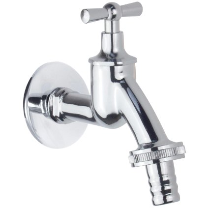 Deante, zahradní ventil s adaptérem 1/2"x3/4", chromová, DEA-VFA_152M