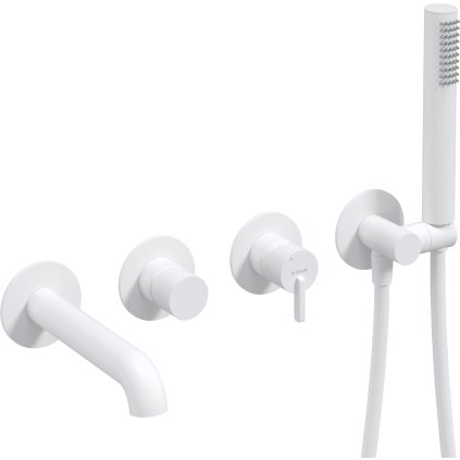 Bath mixer, 4-hole, concealed