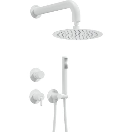 Concealed shower set, with shower head