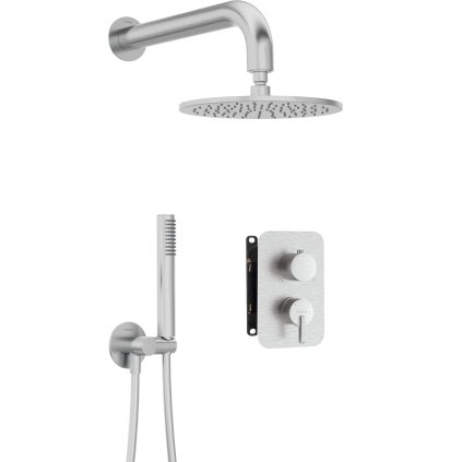 Concealed shower set, with mixer BOX - with shower head