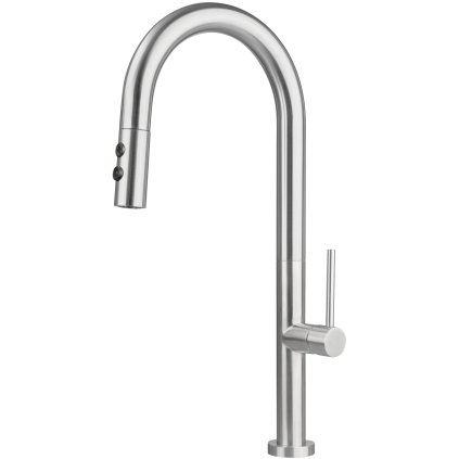Kitchen tap, with pull-out spout - 2 stream types