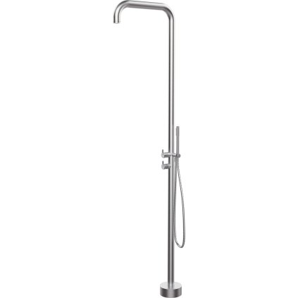 Shower column, with shower mixer - floor-mounted