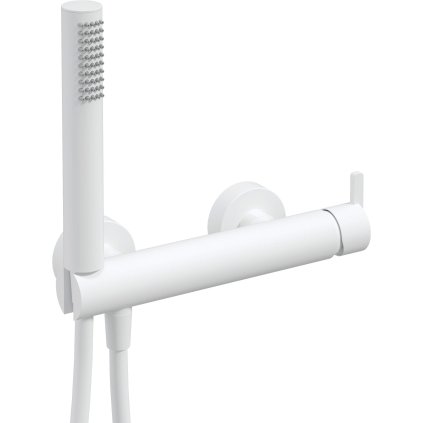 Shower mixer, with shower set
