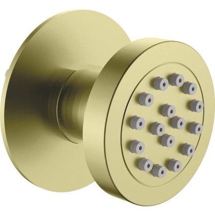 502168 deante cascada okruhla sprchova tryska pod omietku 60mm zlata matna dea nac r77k