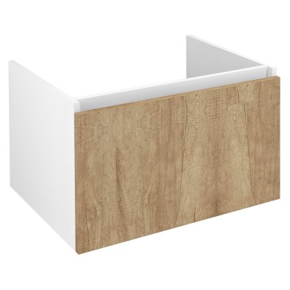 Sapho, LOREA umyvadlová skříňka 70x44x51, 2cm, 1x zásuvka, dub alabama/bílá matná, LE070-2231