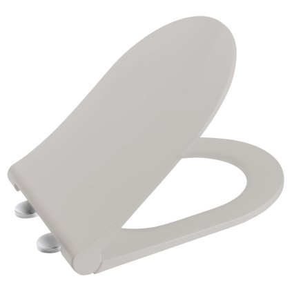 Sapho, AVVA Slim WC sedátko s pomalým zavíráním, latte matná, 100787-114