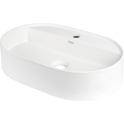 516349 deante silia granitove umyvadlo na dosku 550x350x125mm biela matna dea cqs au6b