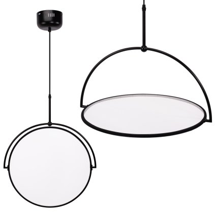 Toolight, LED stropní svítidlo 50cm APP1427-C, černá, OSW-06642