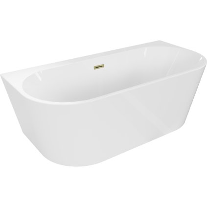 494939 mexen oval volne stojaca vana ku stene 170 x 80 cm biela leskla zlaty leskly prepad 52681708000 50