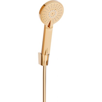 Mexen příslušenství - 1-bodový ruční sprchový set R-40, růžovo-zlatá, 785405052-60