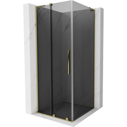 506872 mexen velar l sprchovy kut s posuvnymi dverami 110 x 110 cm 8mm sede sklo zlata leskla 871 110 110 43 50