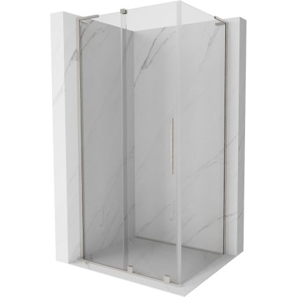 505636 2 mexen velar l sprchovy kut s posuvnymi dverami 120 x 80 cm 8mm cire sklo brusena ocel 871 120 080 03 97