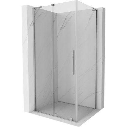 Mexen Velar L, sprchový kout s posuvnými dveřmi 90 x 85 cm, 8mm čiré sklo, chromová, 871-090-085-03-01