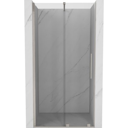 502558 1 mexen velar posuvne sprchove dvere do otvoru 110 cm 8mm cire sklo brusena ocel 871 110 000 01 97