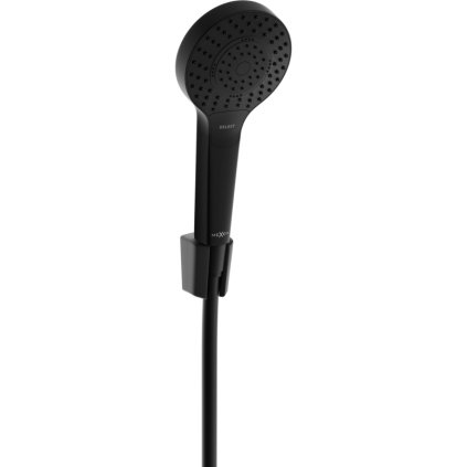 Mexen příslušenství - ruční sprchový set Oval R-05, 3-funkce, černá, 785055052-70
