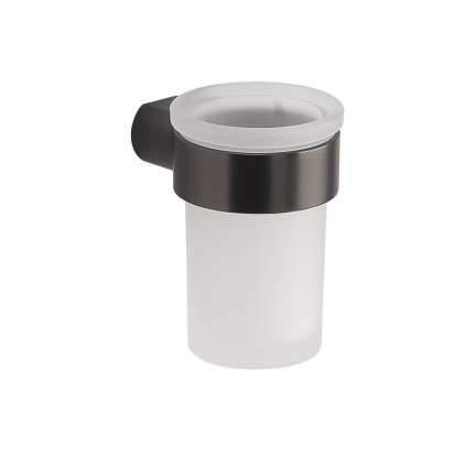 Gedy, PIRENEI sklenice, mléčné sklo, gun metal, PI1081
