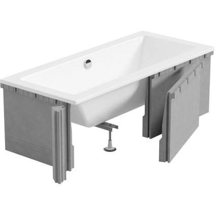 516568 mexen x st polystyrenovy plast na obdlznikovu vanu 120 150 x 70 90 cm biela 55020 00