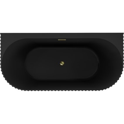 510079 3 mexen sella volne stojaca vana ku stene drazkovana 150 x 75 cm cierna matna zlaty leskly prepad 52711507571 50