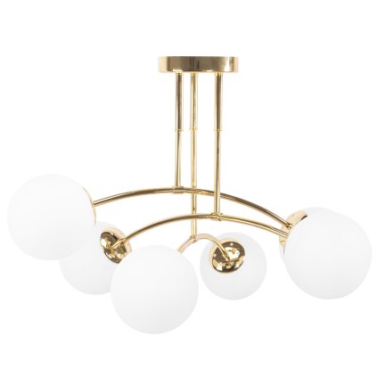 Toolight, stropní svítidlo 6xE27 APP1577-5C, zlatá lesklá, OSW-03605