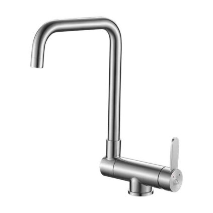 Laveo Bona, kuchyňská baterie stojící h-352, ušlechtilá ocel, LAV-BAB_265L