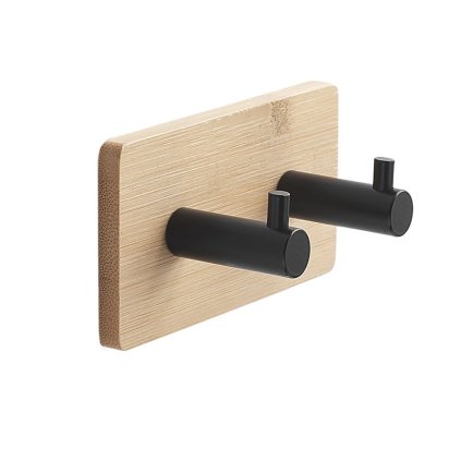 Gedy, HIMALAYA dvojháček samolepící, černá/bambus, 1227