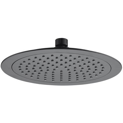 Laveo Leia, horní/hlavová sprcha 240x240 mm, kulatý, černá, LAV-NLE_7DAD