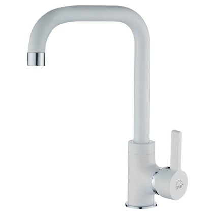 Laveo Lena, kuchyňská baterie stojící h-302, bílá, LAV-BKU_665D
