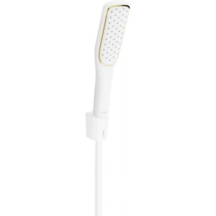 Mexen příslušenství - 1-bodový ruční sprchový set R-49, bílá/zlatá, 785495052-25