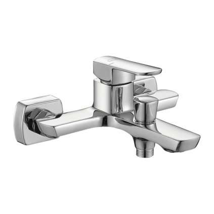 Laveo Calla, nástěnná vanová baterie, chrom, LAV-BAC_010D