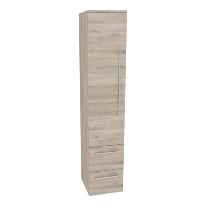 Mereo, Bino, koupelnová skříňka vysoká 163 cm, levá, Multidecor, CN697DKRS