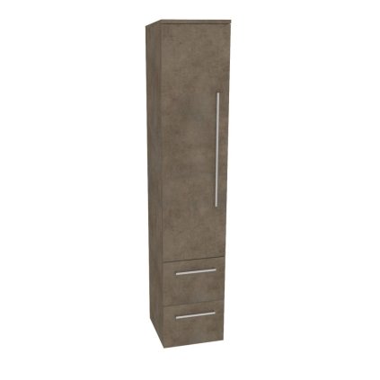 Mereo, Bino, koupelnová skříňka vysoká 163 cm, levá, Multidecor, CN697BCS2