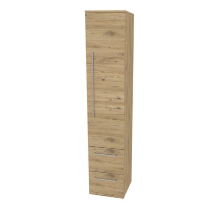 Mereo, Bino, koupelnová skříňka vysoká 163 cm, pravá, Multidecor, CN698DSAN