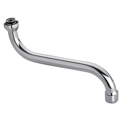 Aqualine, Univerzální výtokové ramínko k baterii, 177mm, typ-S, chrom, 15S120