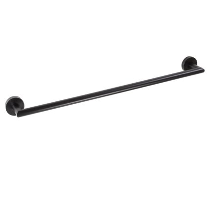 Sapho, X-ROUND BLACK držák ručníků 600x65mm, černá matná, XR404B