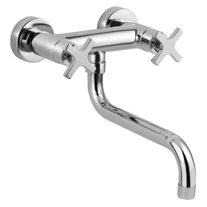 Sapho, TRAX nástěnná baterie, chrom, 606