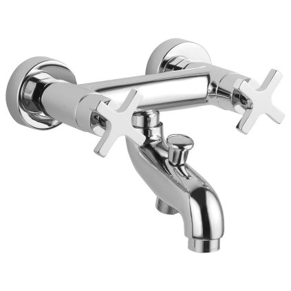 Sapho, TRAX nástěnná vanová baterie, chrom, 681