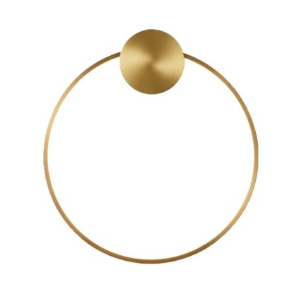 Toolight, LED nástěnné svítidlo 30cm, 13W, APP1385-CW, zlatá matná, OSW-00939