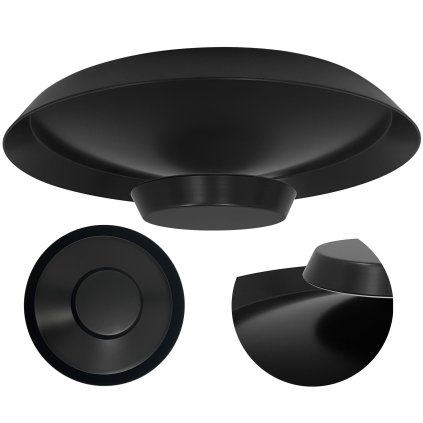 Toolight, LED stropní svítidlo 40cm, 14W, APP1461, černá, OSW-04189