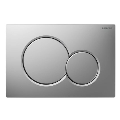 Geberit, GEBERIT SIGMA01 ovládací tlačítko Easy to clean, pro 2 množství splachování, chrom mat, 115.770.JQ.5