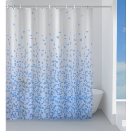 Gedy, FRAMMENTI sprchový závěs 180x200cm, polyester, 1315
