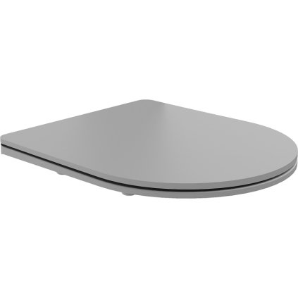 Mexen Lena, Rico, WC sedátko s jemným zavíráním, duroplast, šedá světlá matná, 39740061