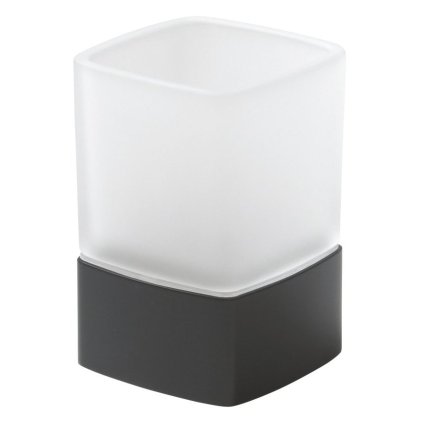 Gedy, LOUNGE držák kartáčků na postavení, černá, 549814