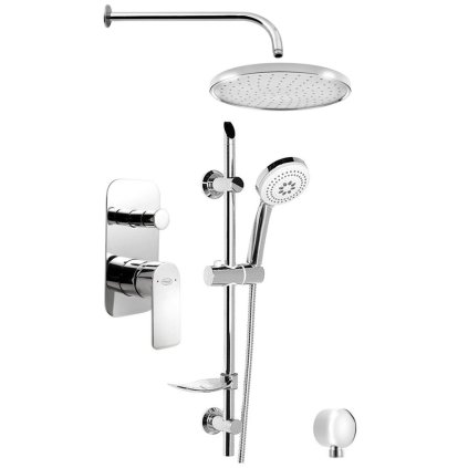 541345 aqualine daphne podomietkovy sprchovy set s pakovou bateriou 2 vystupy chrom dh944