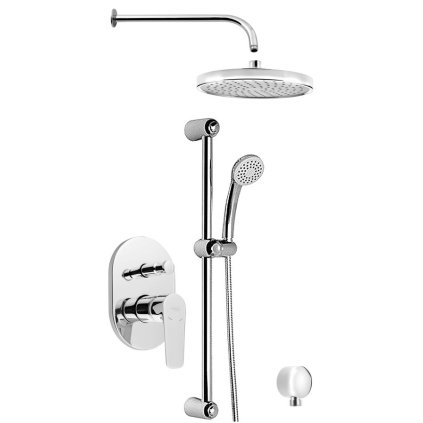 541342 aqualine lotta podomietkovy sprchovy set s pakovou bateriou 2 vystupy chrom lt744